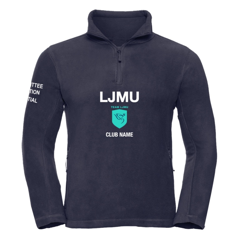 LJMU - 1/4 Fleece : Navy