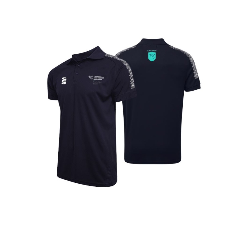 LJMU Sport & Exercise Science - Women's Dual Solid Colour Polo : Navy