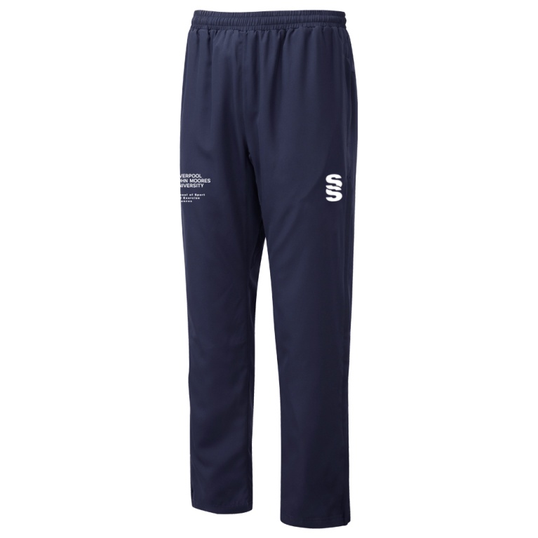 LJMU Sport & Exercise Science - Dual Poplin Track Pant - Navy - Unisex Fit
