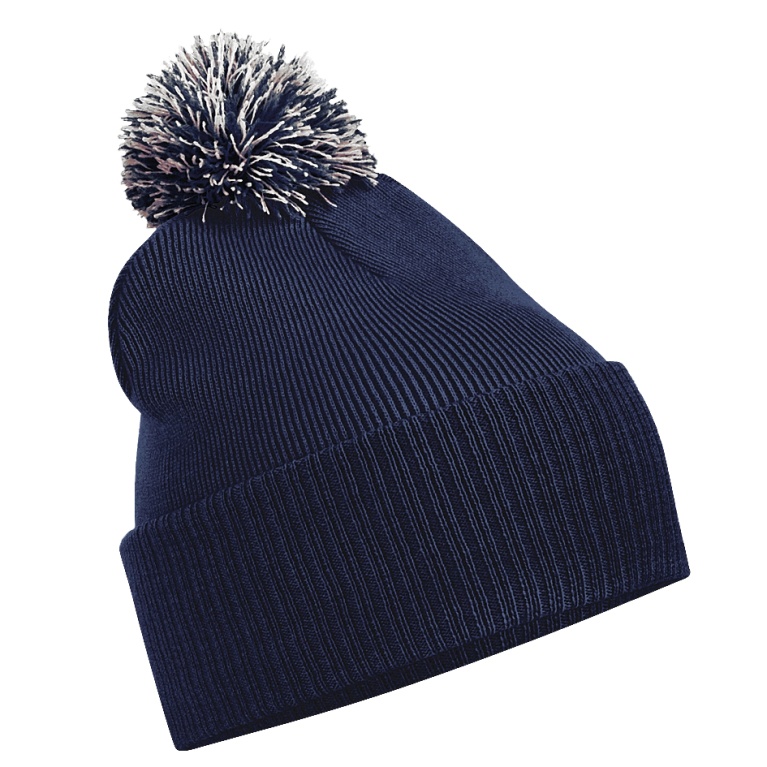 Team LJMU - Snowstar Beanie - Navy/Grey