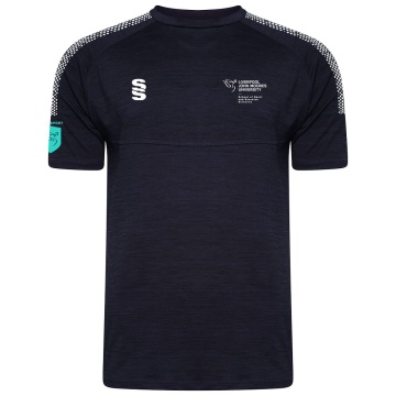 LJMU Sport & Exercise Science - Dual Gym T-shirt : Navy Melange