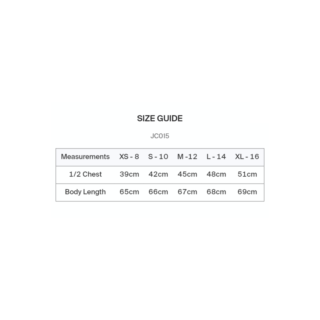 Team LJMU - Cool Vest - Women's Fit - Size Guide