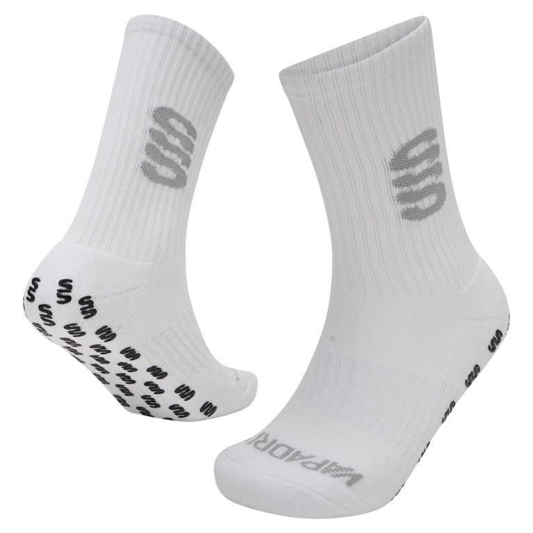 Team LJMU - Quarter Gripper Sock - White