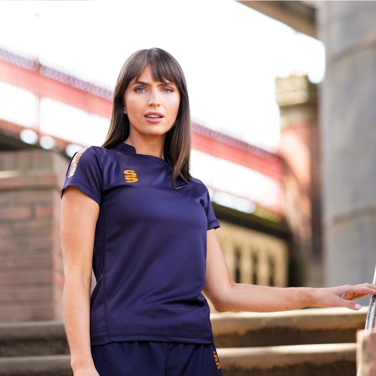 LJMU Sport & Exercise Science - Women's Dual Games Shirt : Navy