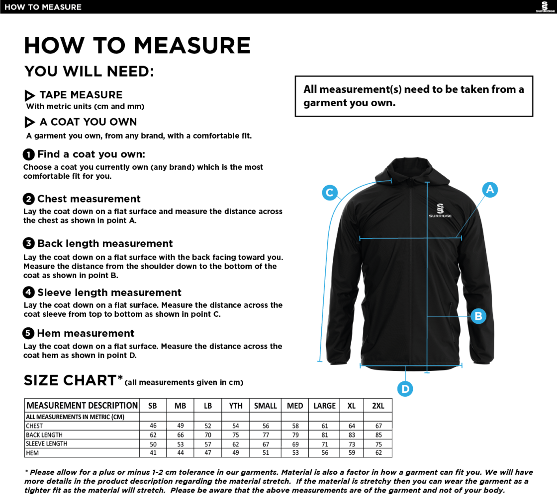 LJMU Sport & Exercise Science - Women's Dual Full Zip Training Jacket : Navy - Size Guide