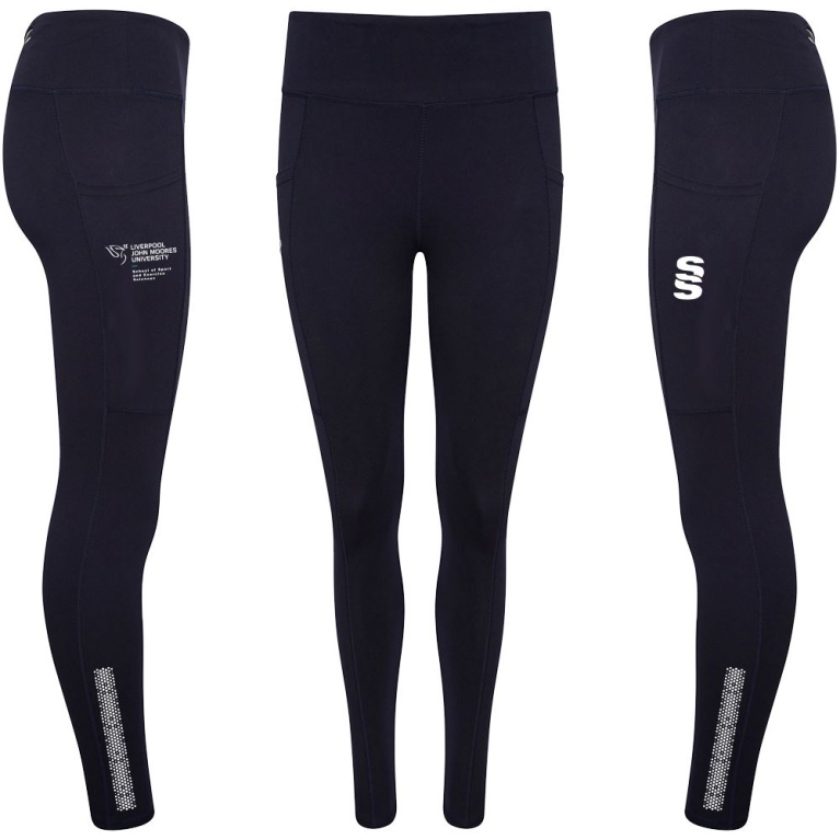LJMU Sport & Exercise Science - Performance Full Length Leggings : Navy