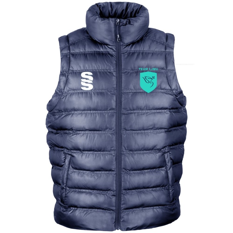 Team LJMU - Women's Padded Gilet : Navy