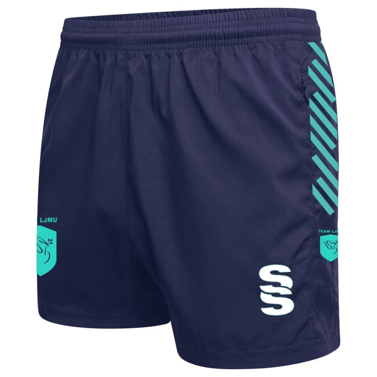 Team LJMU - Performance Gym Short : Navy