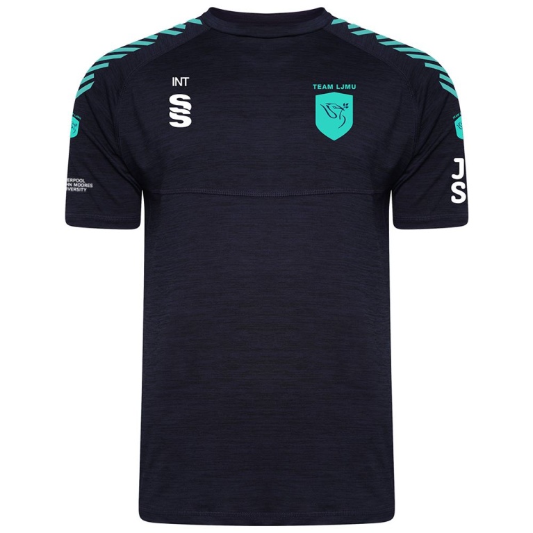Team LJMU - Women's Dual Gym T-shirt : Navy Melange
